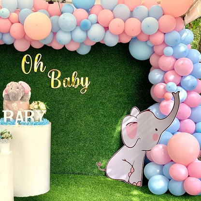 Pastel Pink Christmas Balloons - Image 3