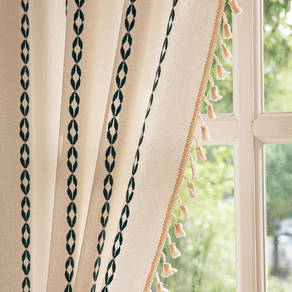 Sutuo Home Boho Farmhouse Curtains 72 Inches Long - Image 6