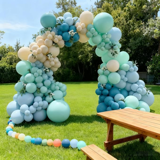 163Pcs Under The Sea Balloon Garland Arch Kit - Image 7