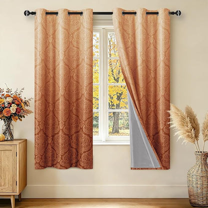DWCN 100% Blackout Curtains for Bedroom by DWCN
