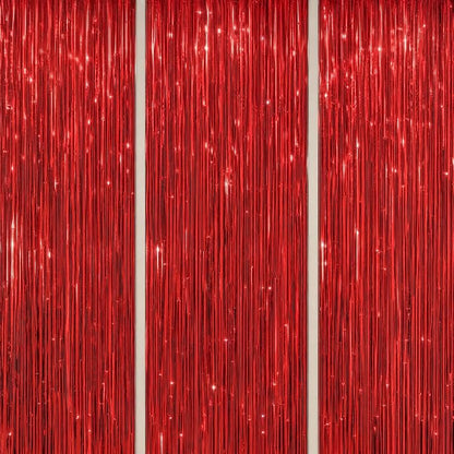 DECOCKRAT 3 Pack Foil Fringe Backdrop by DECOCKRAT