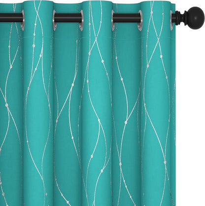 Deconovo Living Room Curtains 95 Inches Long, Thermal Insulated, Room Darkening by Unknown