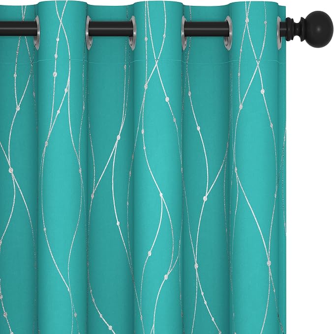 Deconovo Living Room Curtains 72 Inches Long, Thermal Insulated, Room Darkening by Unknown