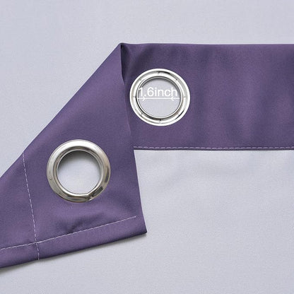 Yakamok Ombre Curtains Lavender Purple and Greyish White - Image 5