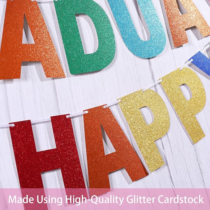 TaoBary 112 Pcs DIY Letter Kit Glitter Customizable Banner Letters Include 107 - Image 6