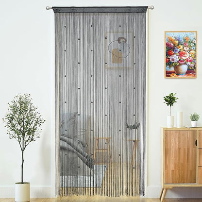 Beaded Curtain Door String Curtains by MakeLifeColorfulandSimple
