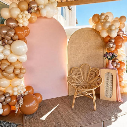Burnt Orange Copper Fall Balloons - Image 5