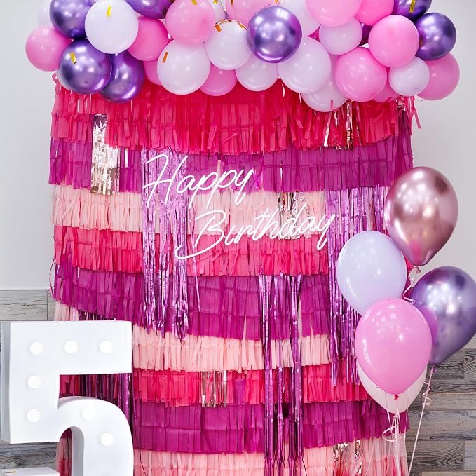 Mr. Pen- Purple Confetti Balloons, 12 Inch, 54 Pack | Latex Metallic Purple - Image 6