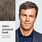 Just For Men Shampoo-In Color (Formerly Original Formula), Mens Hair Color with Keratin and Vitamin E for Stronger Hair - Medium Brown, H-35, Pack of 2