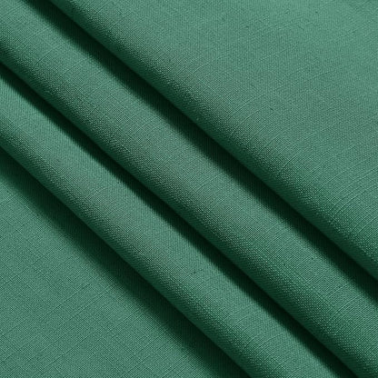 Dark Green Linen Curtains 72 Inch Length - Image 7