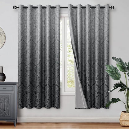 DWCN 100% Blackout Curtains for Bedroom by DWCN