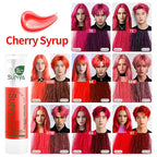 Temporary Hair Color Gel, Red Hair Dye Color Gel Washable Natural Instant Hair Color Wax for DIY Hairstyle for Kids Men Women(Color #70)