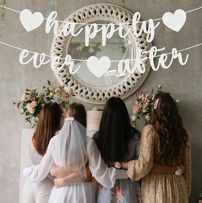 Pre-Strung Happily Ever After Banner - Image 4