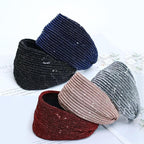 DORIS&JACKY Fashion 2.5 Inch Wide Lace Headbands Elastic Hairbands With Teeth Headwear Accessories For Women And Girls (Pattern 6-5PCS)