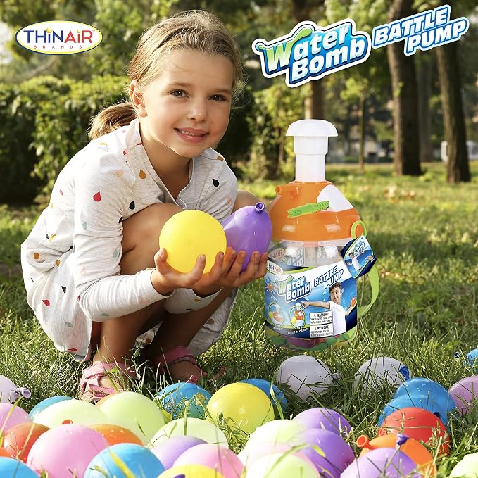 Water Balloon Pump with Tying Tool & Carrying Handle | Easy-to-Use Balloon - Image 7