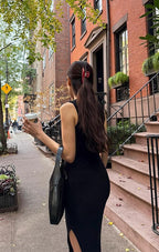 Luxury Red Claw Clip for Women | Our Acetate Red Hair Clip Feels Light, Looks Smooth and is Easy to Wear | Use for easy Half Ups with No Snagging and a Secure Grip in our Large Four Inch Size