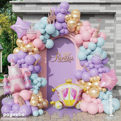 Princess Balloon Garland Arch for Girls Princess Baby Shower Birthday Party | by PageebO