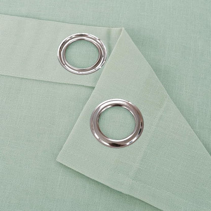 YoungsTex Light Sage Linen Curtains 63 Inches Length - Image 9