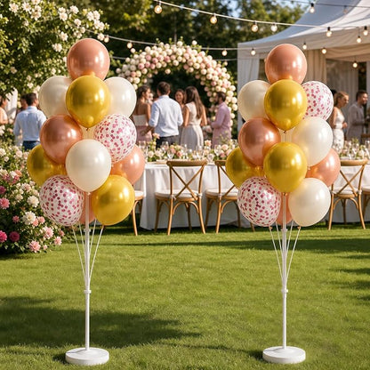 Gold Balloon Column Stand Kit for Floor - Image 8