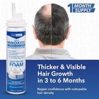 Minoxidil Foam for Men 5% Percent - Men's Hair Growth Treatment for Him- Topical Foaming Minoxidil for Men- Great for Hair Regrowth and Reduce Hair Loss - 1 Pack as 1 Month Supply