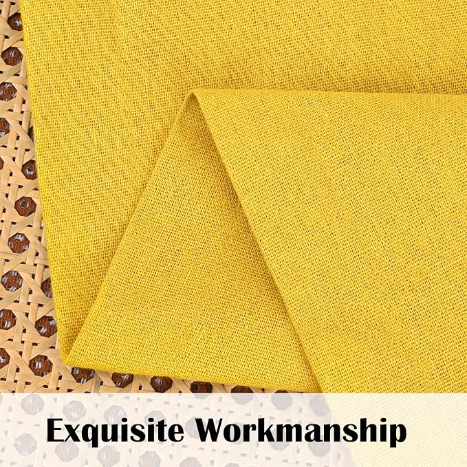 Farmhouse Cotton Linen Curtains - Image 7