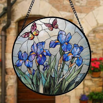 DASTOLL Stained Glass Window Hanging, and Mom 7.8 in - Image 3