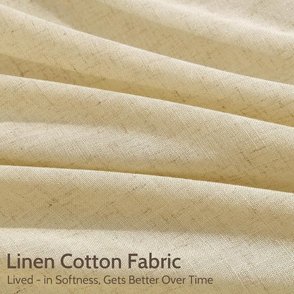 Modern Farmhouse Curtains Linen - Image 4