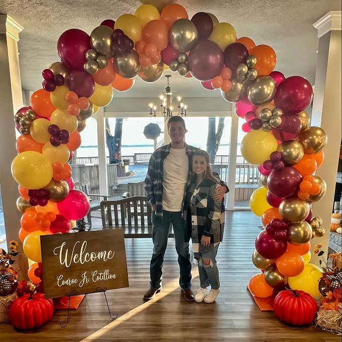 Burnt Orange Brown Balloons, 12 Inch 35PCS Fall Balloons - Image 3