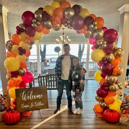 Burnt Orange Brown Balloons, 12 Inch 35PCS Fall Balloons - Image 3