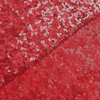 Sugargirl Red Sequin Backdrop Curtain 2 Panels 2FTx8FT Glitter Red Background - Image 8