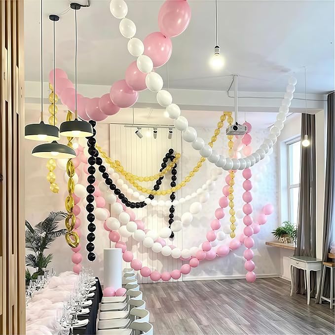 Pastel Pink Quick Link Balloons, Tails Balloon - Image 4