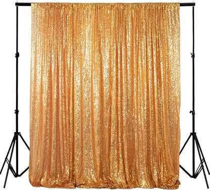 ShinyBeauty Photobooth Background-4FTx7FT-Gold-Sequin backdrops Sequin Fabric by ShinyBeauty