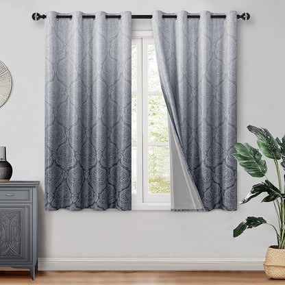 DWCN Grey Full Blackout Curtains by DWCN