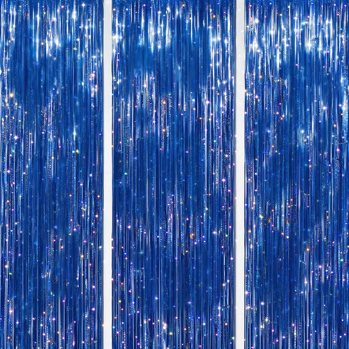 DECOCKRAT 3 Pack Foil Fringe Backdrop by DECOCKRAT