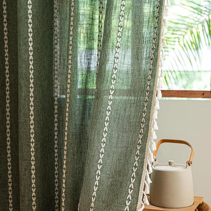 Sutuo Home Boho Kitchen Curtains - Image 9