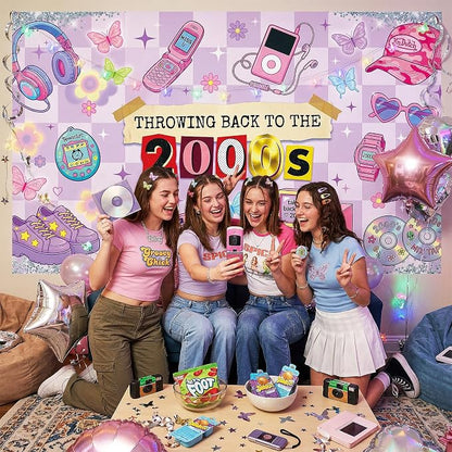 Early 2000s Y2K Theme Backdrop - Image 4