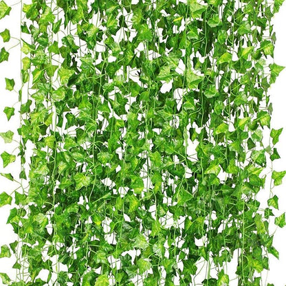 36 Pack 252Ft Artificial Ivy Garland, 1.5-1.8 Inch Diameter, 7 FT Long Vines by CQURE