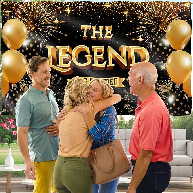 Happy Retirement Banner - Image 3