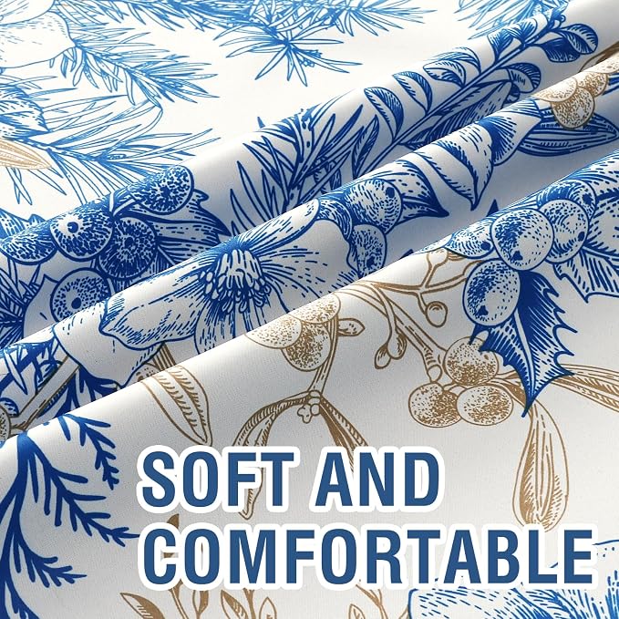 H.VERSAILTEX 100% Blackout Curtains 63 inch Length Vintage Floral Printed - Image 5