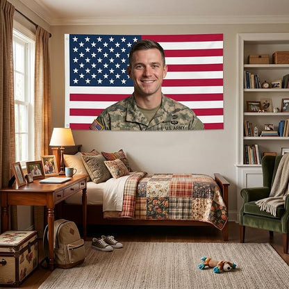 Nxwdwqa Custom America Flag 3X5 Ft Personalized Flags Design Your Image Funny - Image 5
