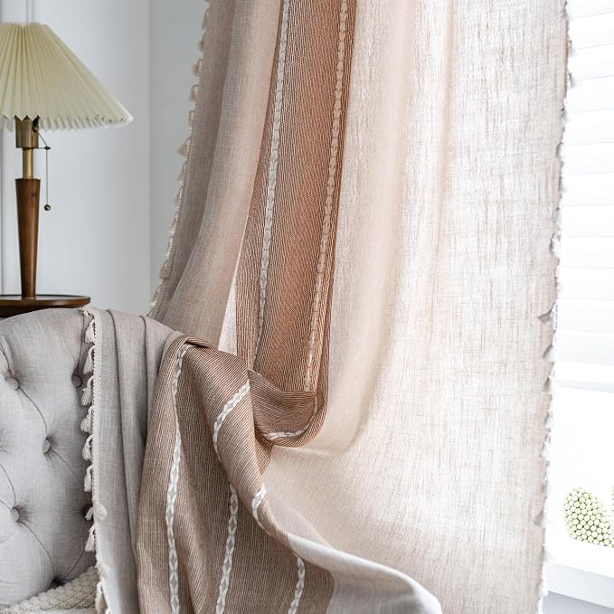 Sutuo Home Boho Curtains 108 inch - Image 8