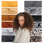 Lotus78, Pack of 12 Wide Headbands for Women Non Slip, Fashionable Sports Hair Bands for Women's Hair, Soft Elastic Stretchy Head bands, Yoga Workout Headbands for Women Daily Fashion(Multicolor icon)