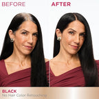 Garnier Color Sensation Color Retouch, Demi Permanent Hair Dye for Roots with 100% Gray Coverage, Black Hair Dye 1.0, Pack of 6