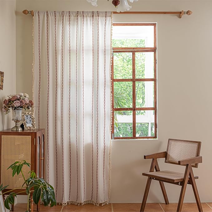 Sutuo Home Boho Curtains 84 Inches Long - Image 3