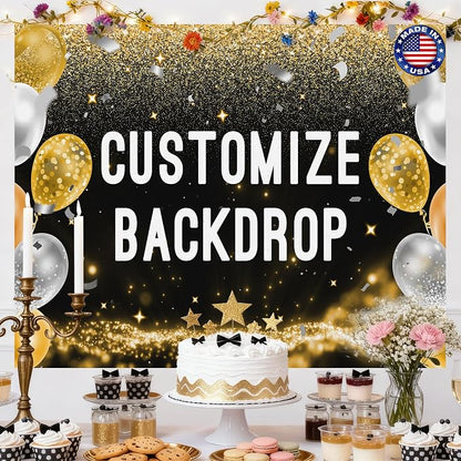 Custom Backdrop, Personalized Photo Backdrop Banner by Acoweno