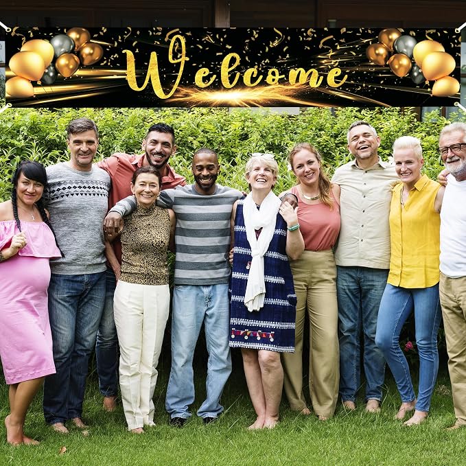 Welcome Banner - Welcome Home & Back Banner 6x1.3ft - Durable Polyester - - Image 5