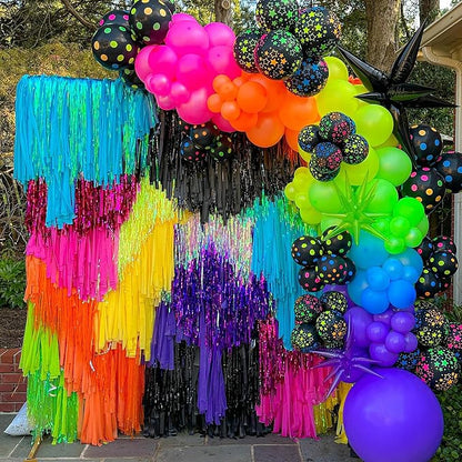 175Pcs Neon Balloons Arch Garland Kit, Glow in the Dark Balloons - Image 5
