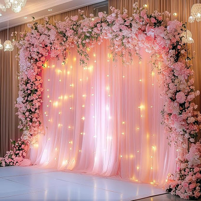 Fomcet Tulle Backdrop Curtains - Image 6