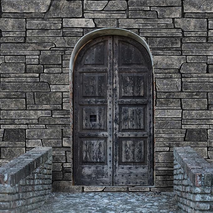 VitalCozy 15 x 10ft Gray Brick Wall Backdrop Fabric Brick Photo Background | - Image 4