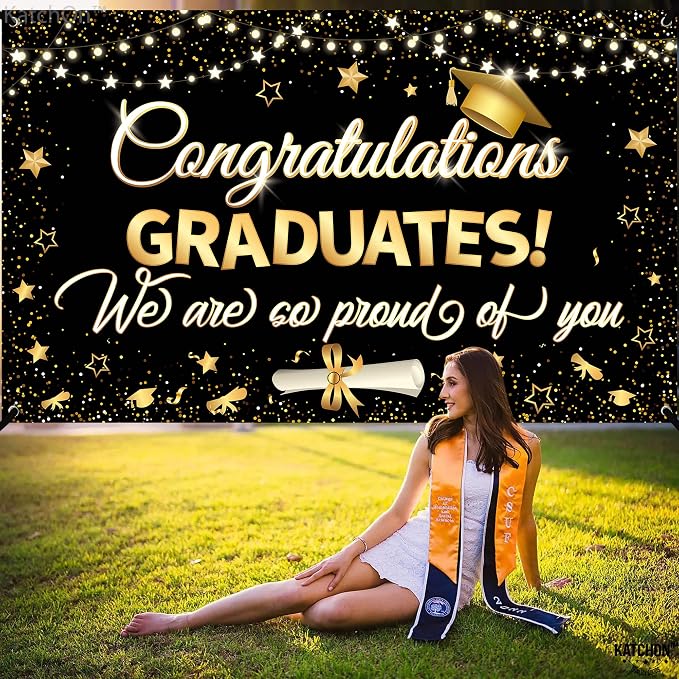 Graduation Decorations 2026 | XtraLarge Congrats Grad Banner - Image 3